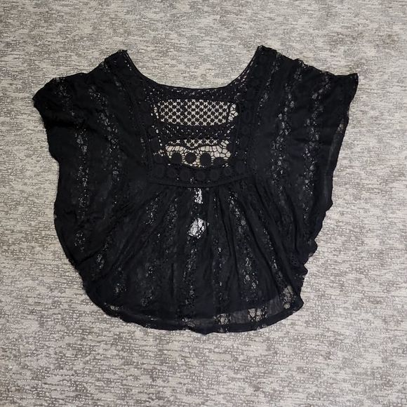 Cato brand black lace tunic - Picture 9 of 9